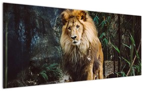 Tablou cu leu în natură (120x50 cm), în 40 de alte dimensiuni noi