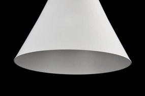 Pendul design modern Bicones alb 22