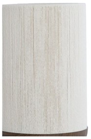 Veioză maro închis cu abajur textil (înălțime 50 cm) Dania – Light &amp; Living