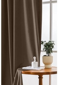 Draperie opacificanta maro VELVET 140x270 cm Agatat: Rejansa