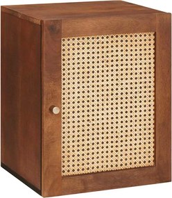 vidaXL Dulap de Baie cu raft Maro 38 x 33,5 x 48 cm Lemn compozit