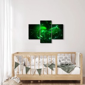 Tablou - abstracție verde (90x60 cm)