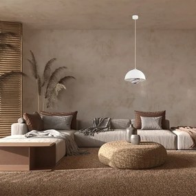 Lustră pe cablu Argon 8443 PIAVA 1xE14/7W/230V alb