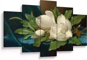 Tablou - Martin Johnson Heade, Giant Magnolias on a Blue Velvet Cloth, reproducere (150x105 cm)