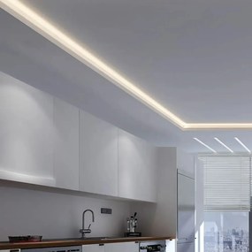 Banda led SMD 2835 V-TAC Samsung, CRI95+, lumina calda(3000K), 18W/m,1500 lm/m, 240 leduri/m, 24V, IP20