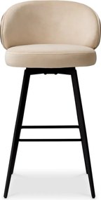 Scaun de bar design elegant LUX Camerota, Sabino beige