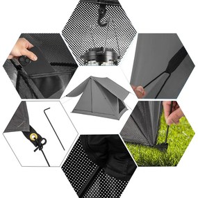 Cort de camping cu husă