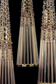 Lustra cu 3 pendule cristal Bohemia design LUX AMADEUS 03-CH