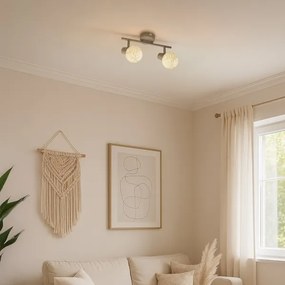 Lampă spot DEX 2xE14/10W/230V bej/crem