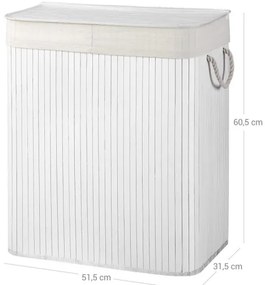 Coș pentru rufe GUS, alb