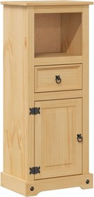 vidaXL Dulap de baie „Corona”, 45x33x110 cm, lemn masiv de pin
