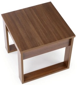 Masuta de cafea Nea patrata nuc inchis L60 cm