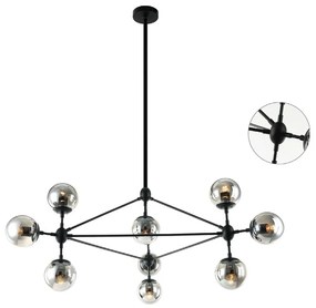 Orlicki Design Bao lampă de tavan mai mult ede 6x8 W negru OR80056