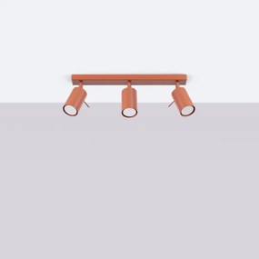 Spot Sollux SL.1508 RING 3xGU10/10W/230V roșu