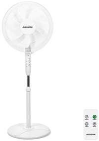 Ventilator cu picior Aigostar 60W/230V alb + telecomandă