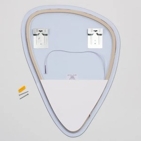 Brilagi - Oglindă LED pentru baie GOCCIA LED/19W/230V 67x50 cm IP44 CRI 90 reglabilă +CCT