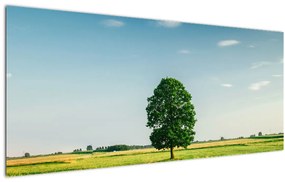 Tablu - Copac în luncă (120x50 cm)