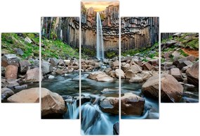 Tablou - Cascada Svartifoss, Islanda (150x105 cm)