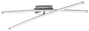 Lustră LED aplicată SIMON 2xLED/8W/230V crom mat Leuchten Direkt 11272-55