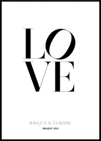 Poster Personalizat LOVE