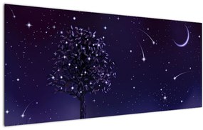 Tablou - Noaptea în ilustrație (120x50 cm)