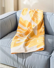 Pătură galbenă 165x200 cm Lino – noo.ma