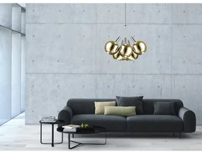 Klausen 142001 - Candelabru LED BALLS 6xLED/5W 230V auriu/crom mat