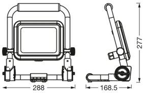 Proiector LED Ledvance WORKLIGHT R-STAND LED/30W/230V IP54