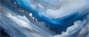 Tablou - Abstractizarea oceanului (120x50 cm)