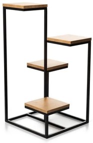 Suport pentru flori KASKADA 79x40 negru/maro