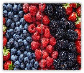 Tocator din sticla fructe de padure
