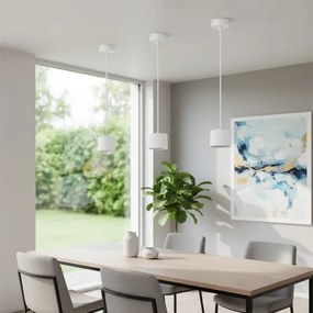 Brilagi - Lustră LED RGB reglabilă pe cablu STRIPY 1xGX53/14W/230V Wi-Fi Tuya albă