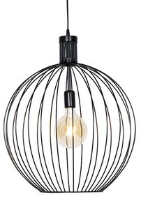 Lampă suspendată design neagră 50 cm - Wire Dos