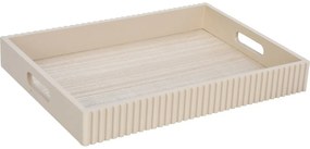 Set de tăvi de servire Stripes bej, 2 buc