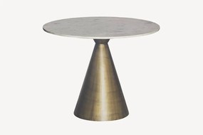 Masa Rotunda Bistro, Marmura, Metal, ELEGANCIA 100cm