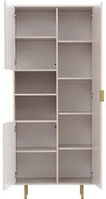 Set mobilier living Newelon I (Cașmir + auriu) . 1105963