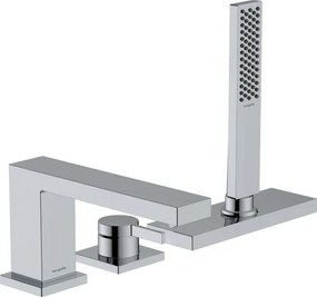 Baterie cada, Hansgrohe Tecturis E, din 3 elemente, cu sBox, crom, 73443000