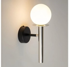 Lampă de perete DAISY 1xG9/12W/230V crom lucios/negru/alb