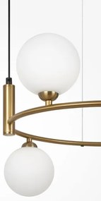 Lustră pe cablu Maytoni MOD013PL-04BS1 RING 4xG9/25W/230V auriu
