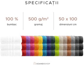 Prosop de maini Confort 50 x 100 cm rosu, 100% bumbac
