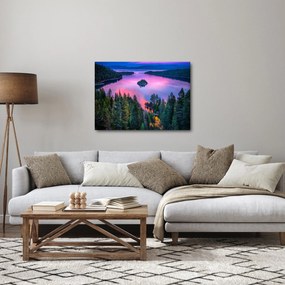 Tablou - Lacul Tahoe, Sierra Nevada, California, SUA (70x50 cm)