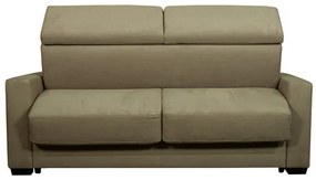 Canapea Extensibila Ribalta Liana, Cu Tetiere, 2 Locuri, Crem, 195 Cm