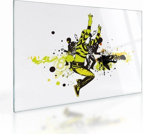 Tablou pe sticlă - Street dance (70x50 cm)