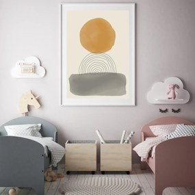 Poster - Abstracție pictată (A4)