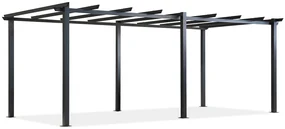Barbados 3 x 6 m antracit Garden Point metalic patio pergola cadru