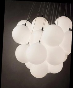 Lustra moderna cu 11 pendule MAPA SP11 BIANCO 131924
