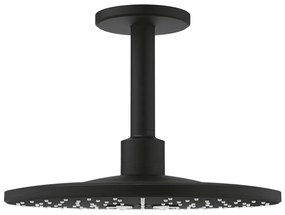 Palarie si brat de dus Grohe Rainshower SmartActive 310 cu 2 functii negru mat