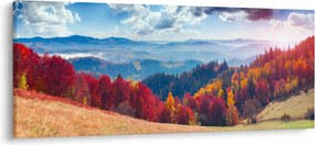 Tablou cu peisaj de toamnă pitoresc (120x50 cm)