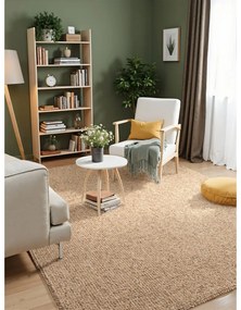 Covor maro deschis lavabil 200x290 cm Rocco Caramel – Elle Decoration