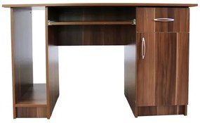 Birou Nero cu 1 usa si 1 sertar, Prun, 120 x 74 x 60 cm